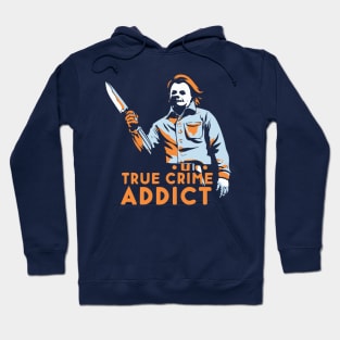 True Crime Addict Vintage Horror Hoodie